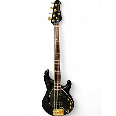 Used Ernie Ball Music Man STINGRAY HS 5 Black Electric Bass Guitar
