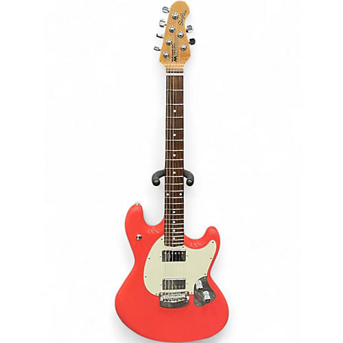 Used Ernie Ball Music Man STINGRAY HT RED Solid Body Electric Guitar RED