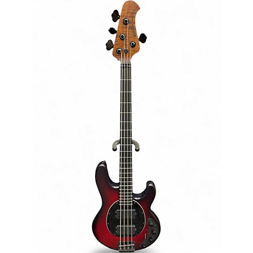 Used Ernie Ball Music Man STINGRAY SLO SPECIAL BLACK CHERRY SATIN BURST Electric Bass Guitar BLACK CHERRY SATIN BURST