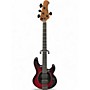 Used Ernie Ball Music Man STINGRAY SLO SPECIAL BLACK CHERRY SATIN BURST Electric Bass Guitar BLACK CHERRY SATIN BURST