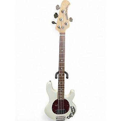 Used Ernie Ball Music Man STINGRAY SLO SPECIAL WHITE Electric Bass Guitar