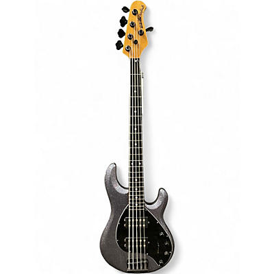 Used Ernie Ball Music Man STINGRAY SPECIAL 5HH CHARCOAL SPARKLE Electric Bass Guitar