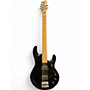 Used Ernie Ball Music Man Silhouette Bass Black Solid Body Electric Guitar Black