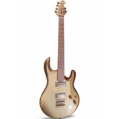 Used Ernie Ball Music Man Silhouette Gold Roller Gold Solid Body Electric Guitar