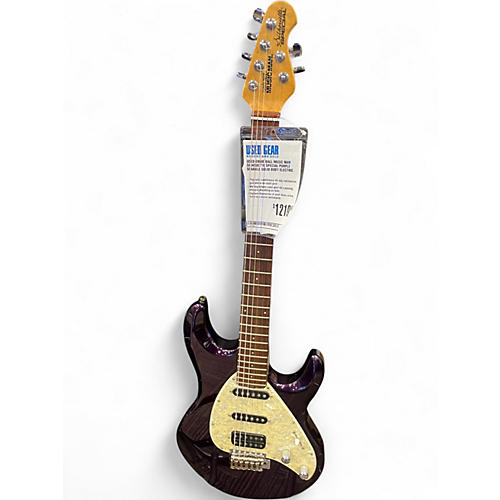 Used Ernie Ball Music Man Silhouette Special Purple Sparkle Solid Body Electric Guitar Purple Sparkle
