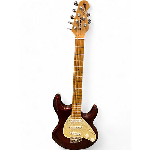 Used Ernie Ball Music Man Silhouette Special Red Solid Body Electric Guitar Red