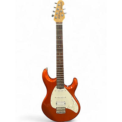 Used Ernie Ball Music Man Silhouette Special Tangerine Orange Solid Body Electric Guitar