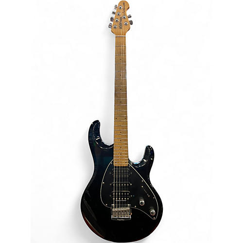 Used Ernie Ball Music Man Silhouette Standard Black Solid Body Electric Guitar Black