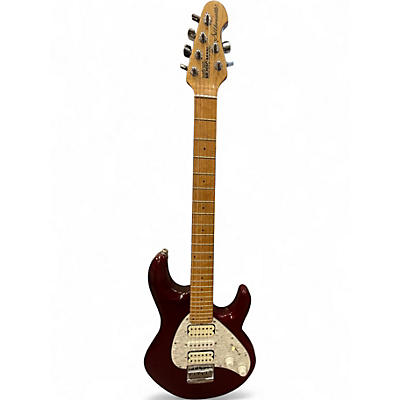Used Ernie Ball Music Man Silhouette Standard Candy Apple Red Solid Body Electric Guitar