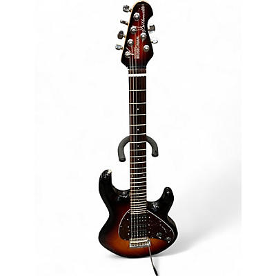 Used Ernie Ball Music Man Silhouette Standard Sunburst Solid Body Electric Guitar