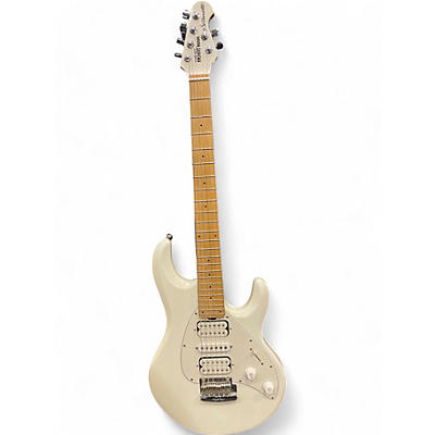 Ernie Ball Music Man Used Ernie Ball Music Man Silhouette Standard White Solid Body Electric Guitar