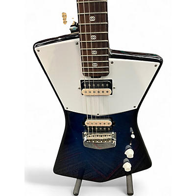 Used Ernie Ball Music Man St. Vincent Signature Trans Blue SPARKLE Solid Body Electric Guitar
