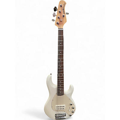 Used Ernie Ball Music Man Standard StingRay 5H Olympic White Electric Bass Guitar