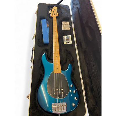 Used Ernie Ball Music Man Sterling 4 String Blue Pearl Electric Bass Guitar