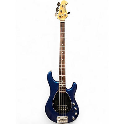 Used Ernie Ball Music Man Sterling 4 String Blue Pearl Electric Bass Guitar