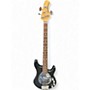 Used Ernie Ball Music Man Sterling 4 String Metallic Black Electric Bass Guitar Metallic Black