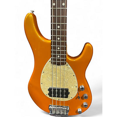 Ernie Ball Music Man Used Ernie Ball Music Man Sterling 4 String Metallic Orange Electric Bass Guitar