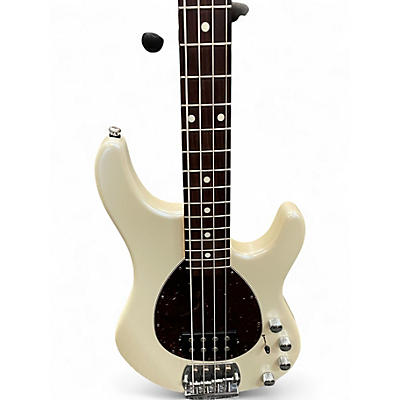 Used Ernie Ball Music Man Sterling 4 String PEARL WHITE  Electric Bass Guitar