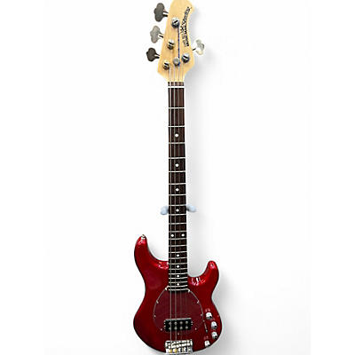 Used Ernie Ball Music Man Sterling 4 String RED Electric Bass Guitar