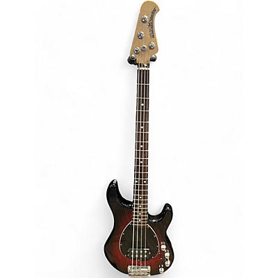 Used Ernie Ball Music Man Sterling 4H Black Cherry Sunburst Electric Bass Guitar