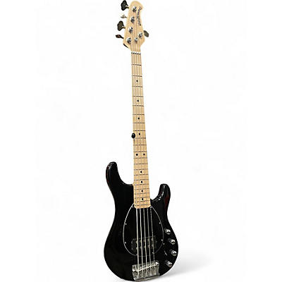 Used Ernie Ball Music Man Sterling 5 String Black Electric Bass Guitar