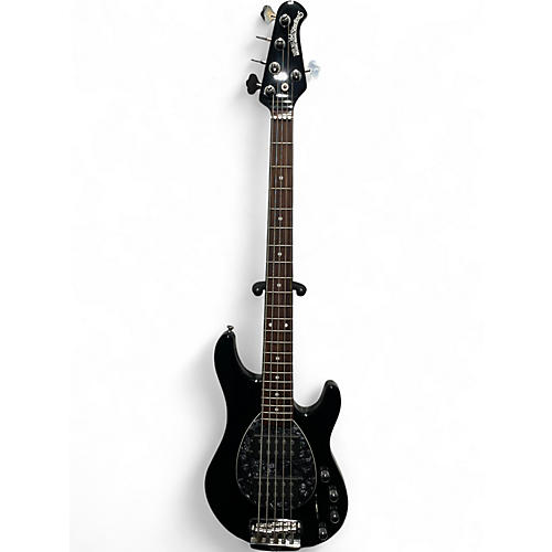 Used Ernie Ball Music Man Sterling 5 String Black Electric Bass Guitar Black