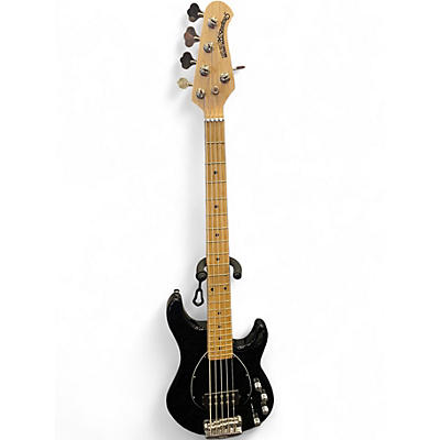 Used Ernie Ball Music Man Sterling 5 String Black Electric Bass Guitar