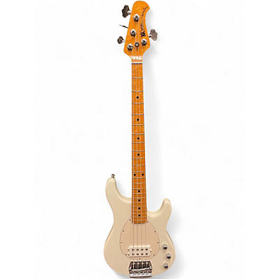 Used Ernie Ball Music Man Sterling Classic 4 String Cream Electric Bass Guitar