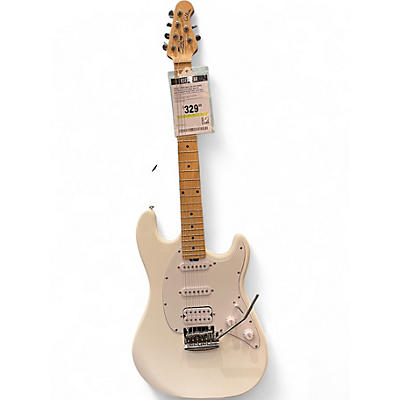 Used Ernie Ball Music Man Sterling Cutlass white Solid Body Electric Guitar