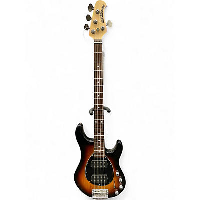 Used Ernie Ball Music Man Sterling HH 3 Color Sunburst Electric Bass Guitar