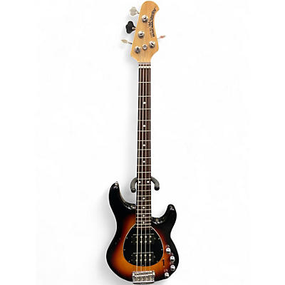 Used Ernie Ball Music Man Sterling HH 3 Tone Sunburst Electric Bass Guitar