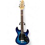 Used Ernie Ball Music Man Steve Morse Signature HT Blue Burst Solid Body Electric Guitar Blue Burst