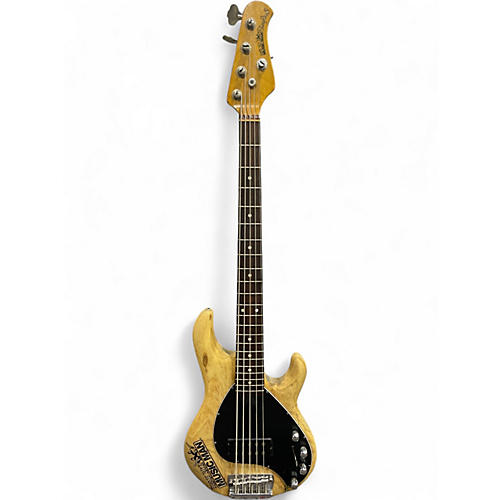 Used Ernie Ball Music Man Sting Ray 5 natural Electric Bass Guitar natural