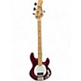 Used Ernie Ball Music Man StingRay 2 EQ H Candy Apple Red Electric Bass Guitar Candy Apple Red