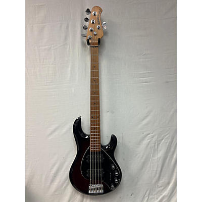 Ernie Ball Music Man Used Ernie Ball Music Man StingRay 5 Special HH Burnt Apple Electric Bass Guitar