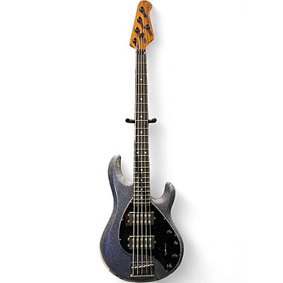 Used Ernie Ball Music Man StingRay 5 Special HH Charcoal Sparkle Electric Bass Guitar