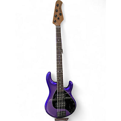 Used Ernie Ball Music Man StingRay 5 Special HH Grape Crush Electric Bass Guitar