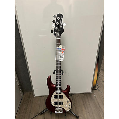 Ernie Ball Music Man Used Ernie Ball Music Man StingRay 5 Special HH Maroon Electric Bass Guitar