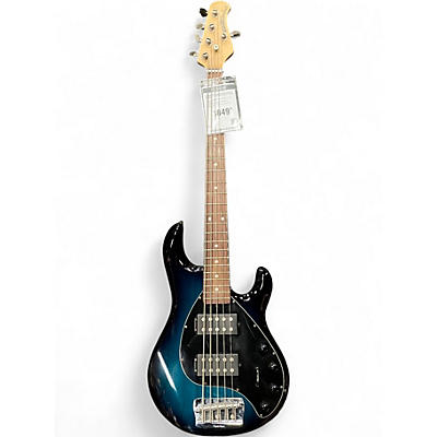 Used Ernie Ball Music Man StingRay 5 Special HH Pacific Blue Electric Bass Guitar