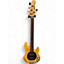 Used Ernie Ball Music Man StingRay Fretless Natural Electric Bass Guitar Natural