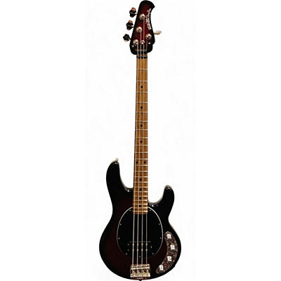 Used Ernie Ball Music Man StingRay Special H BURNT APPLE Electric Bass Guitar