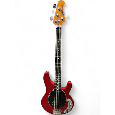 Used Ernie Ball Music Man StingRay Special H Candy Apple Red Electric Bass Guitar