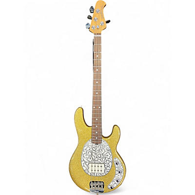 Used Ernie Ball Music Man StingRay Special H Deep Gold Sparkle Electric Bass Guitar
