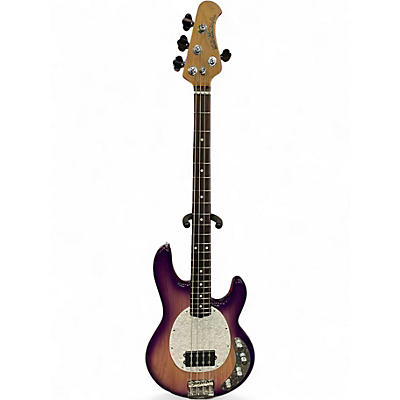 Used Ernie Ball Music Man StingRay Special H Purple Electric Bass Guitar