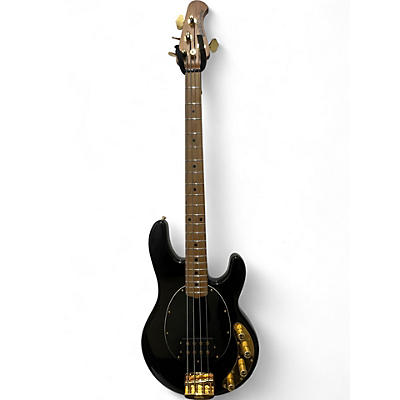 Used Ernie Ball Music Man StingRay Special H jackpot black and gold Electric Bass Guitar