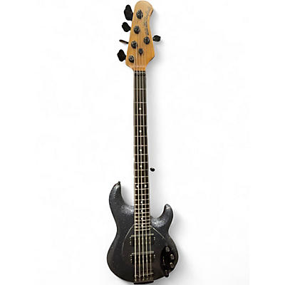 Used Ernie Ball Music Man StingRay Special HH 5 Metallic Gray Electric Bass Guitar