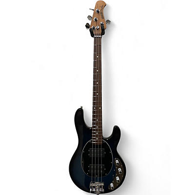 Used Ernie Ball Music Man StingRay Special HH Blue Burst Electric Bass Guitar