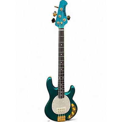 Used Ernie Ball Music Man StingRay Special HH Blue  Electric Bass Guitar