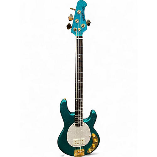 Used Ernie Ball Music Man StingRay Special HH Blue Electric Bass Guitar Blue