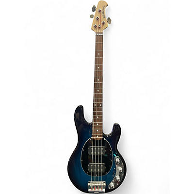 Used Ernie Ball Music Man StingRay Special HH Blue Electric Bass Guitar